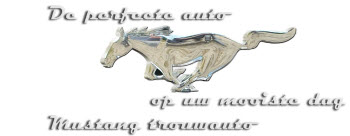 Mustang Trouwauto